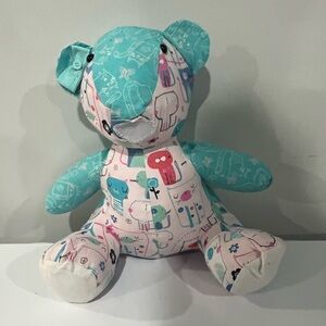 Colorful Cat Teddy Bear Toy